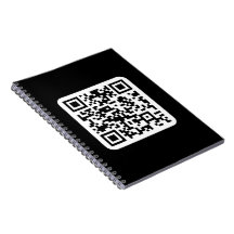 Código QR moderno editable | Blanco negro o cualqu