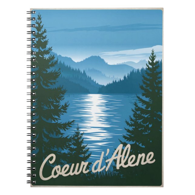 Cuaderno Coeur d'Alene Idaho (Frente)
