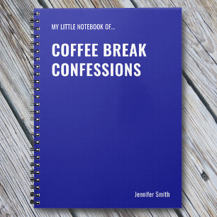 Cuaderno Coffee Break Confessions Funny Office