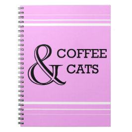 Cuaderno Coffee & Cats Notebook