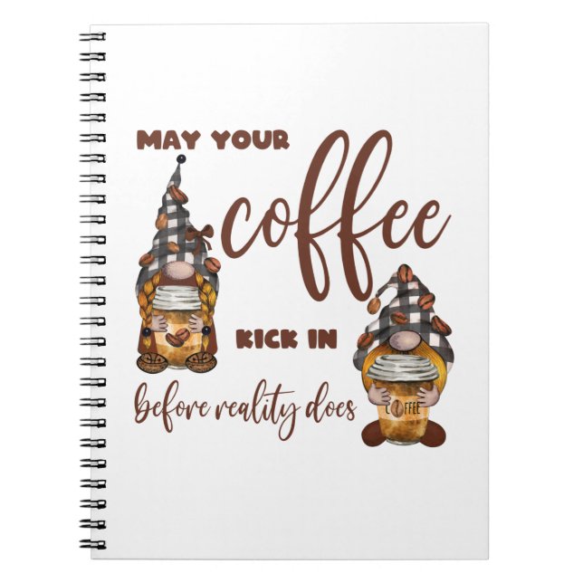 Cuaderno Coffee Gnomes Notebook (Frente)