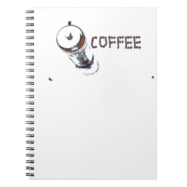Cuaderno Coffee MagicEnjoy, "lo primero de la mañana", (Frente)