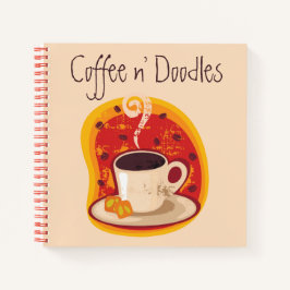 Cuaderno Coffee no Doodles Notebook