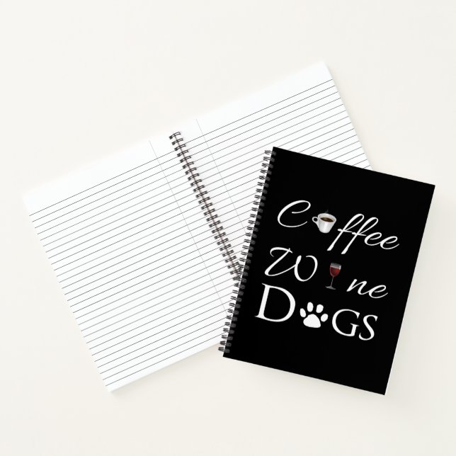 Cuaderno Coffee Wine Dogs Notebook (Interior)