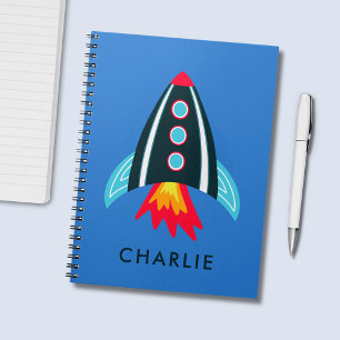 Cuaderno Cohete espacial niños