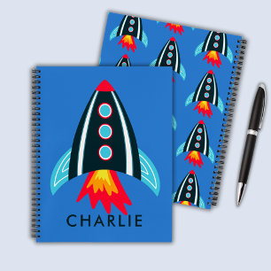 Cuaderno Cohete espacial niños
