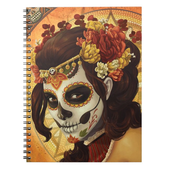 Cuaderno Cojín decorativo Dia De Los Muertos (Frente)