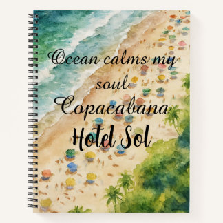 Cuaderno Cojín Playero Personalizable Copacabana Hotel Sol