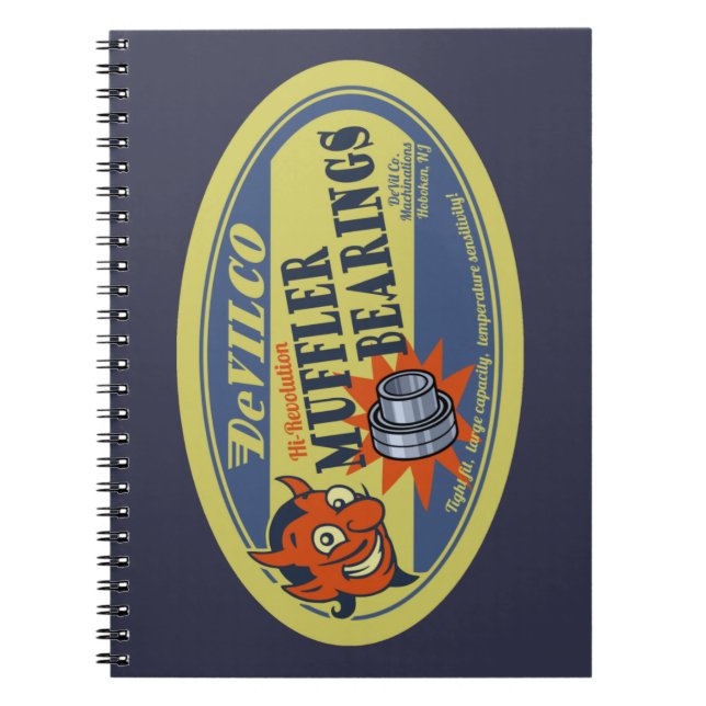 Cuaderno Cojinetes de silenciador (Frente)