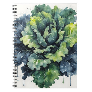 Cuaderno Col rizada - Flores de acuarela