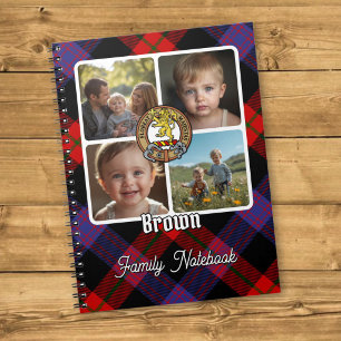 Cuaderno Colage de fotos de la familia Brown