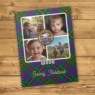 Cuaderno Colage de Fotos de la Familia Wood