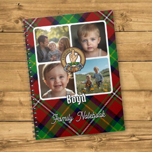 Cuaderno Colaje de Fotos de la Familia Boyd