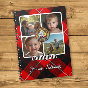 Cuaderno Colaje de fotos de la familia Cunningham