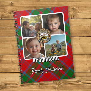 Cuaderno Colaje de fotos de la familia Drummond