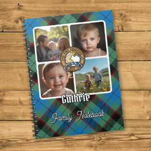 Cuaderno Colaje de fotos de la familia Guthrie
