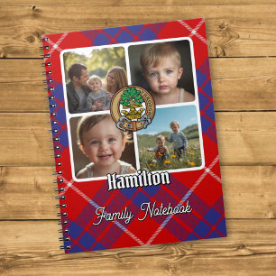 Cuaderno Colaje de Fotos de la Familia Hamilton