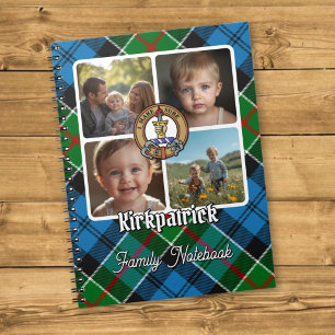 Cuaderno Colaje de fotos de la familia Kirkpatrick