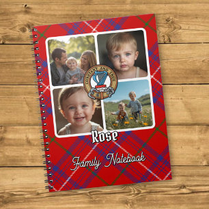 Cuaderno Colaje de Fotos de la Familia Rose