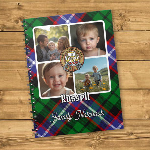 Cuaderno Colaje de Fotos de la Familia Russell