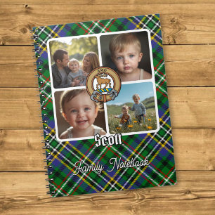 Cuaderno Colaje de fotos de la familia Scott