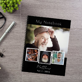 Cuaderno Colaje de fotos en blanco y negro