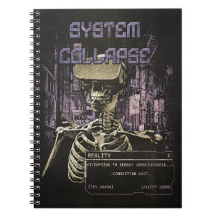 Cuaderno Colapso del sistema - Calzado tecno-distópico