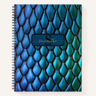 Cuaderno Colas de Sirena Iridescentes Escamas de Dragón