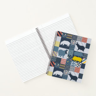 Cuaderno Colcha Falsa de Hipopótamos