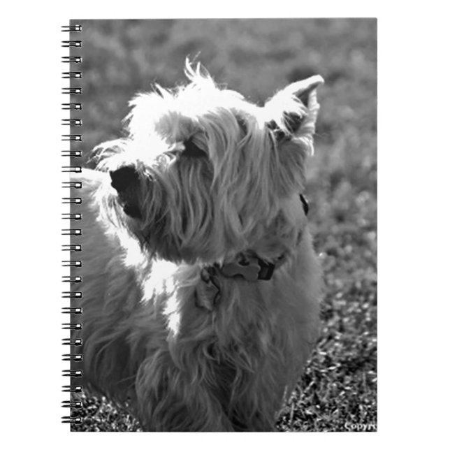 Cuaderno Colección adorable de Westie Terrier (Frente)