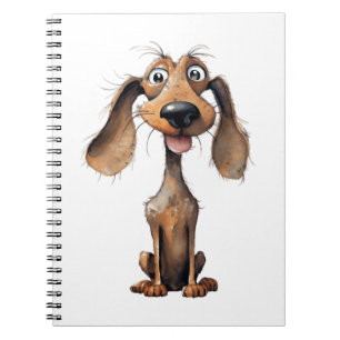 Cuaderno Colección de arte de raza de perro de dibujos anim