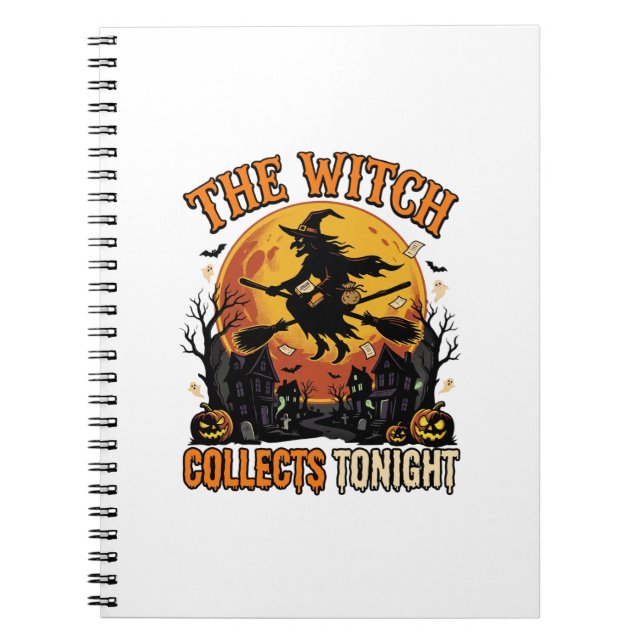 Cuaderno Colección de Brujas de Halloween Humor (Frente)