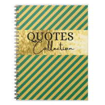 colección de comillas verdes y doradas