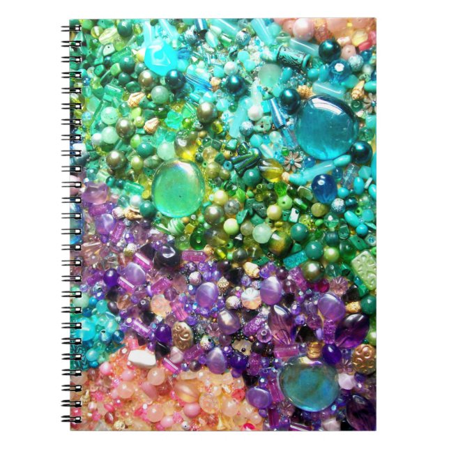 Cuaderno Colección de cuentas coloridas (Frente)