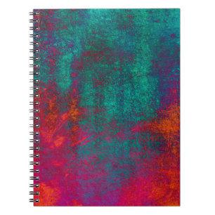 Cuaderno Colección de fondo rosa azul de cemento wallabstra