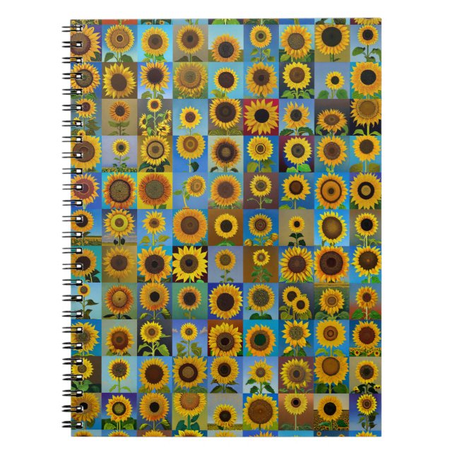 Cuaderno Colección de girasoles (Frente)