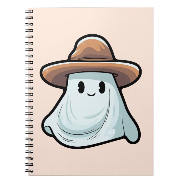 Cuaderno Colección de Halloween Baby Boo Cowboy Ghost (Frente)