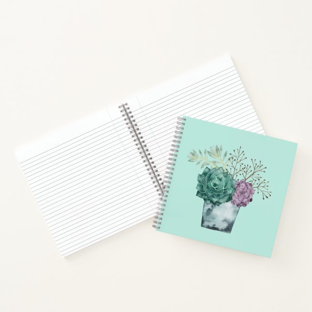 Cuaderno Colección de la felicidad de plantas | Suculentos (Interior)