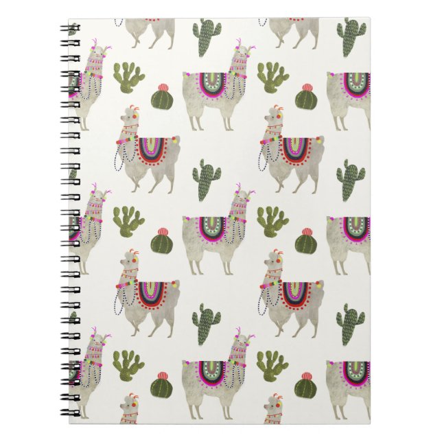 Cuaderno Colección de Llamarama | Llamas cortas (Frente)