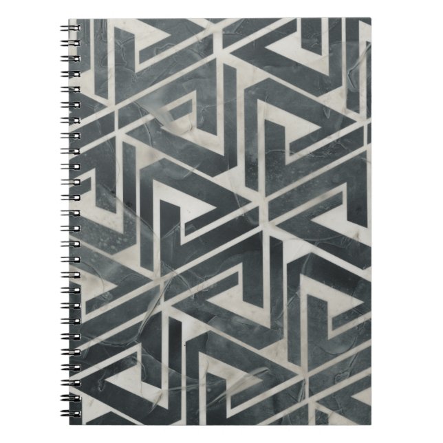 Cuaderno Colección de mosaicos neutrales - geométrica (Frente)