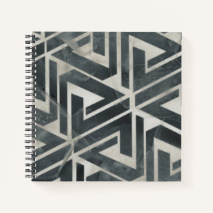 Cuaderno Colección de mosaicos neutrales - geométrica