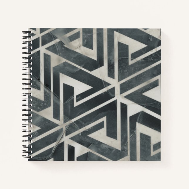 Cuaderno Colección de mosaicos neutrales - geométrica (Anverso)