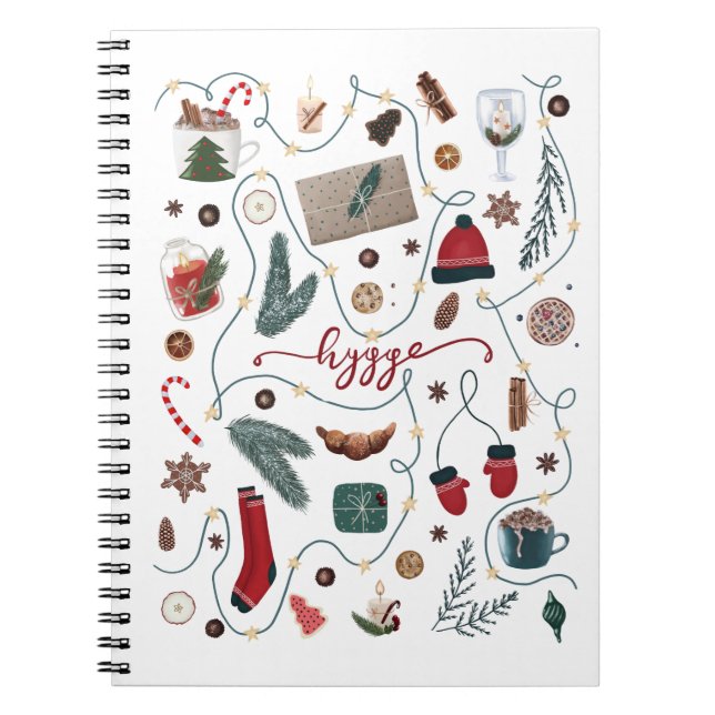 Cuaderno Colección de Navidades de hidrógeno (Frente)