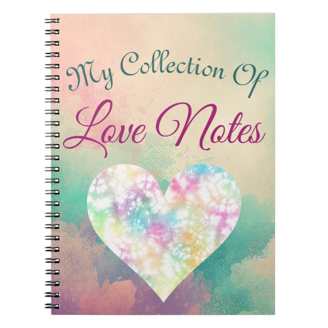 Cuaderno Colección de notas de amor (Frente)