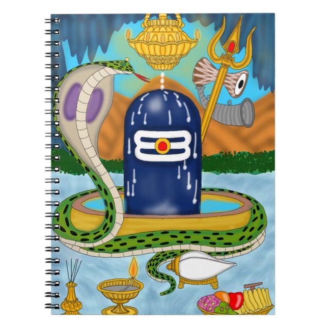 Cuaderno Colección de Papelería Divine Shivlingam – Espirit (Frente)