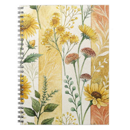 Cuaderno Colección de Patrón Floral Suave