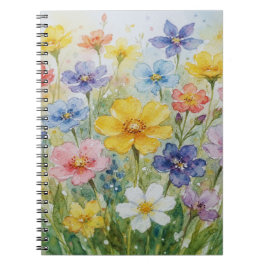 Cuaderno Colección de Patrón Floral Suave