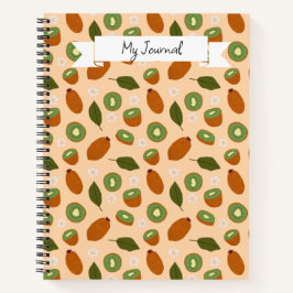 Cuaderno Colección de patrones de cesta de frutas - Kiwi
