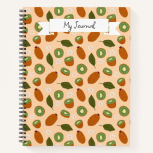 Cuaderno Colección de patrones de cesta de frutas - Kiwi