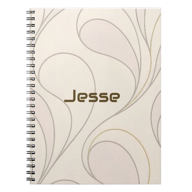 Cuaderno Colección de patrones modernos de yoga de lujo   (Frente)